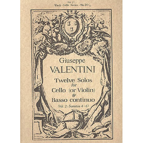 Valentini, G.: 12 Solos Band 2 (Nr.4-6) 
