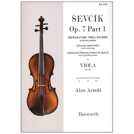 Sevcik, O.: Triller-Vorstudien op. 7 Heft 1 