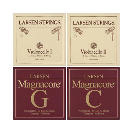 MAGNACORE Cellosaiten SATZ von Larsen 4/4 | mittel