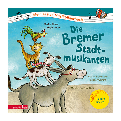 Simsa, M./Antoni, B.: Die Bremer Stadtmusikanten (+ CD / Online-Audio) 