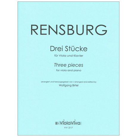 Rensburg, J.E.: Drei Stücke op. 2 