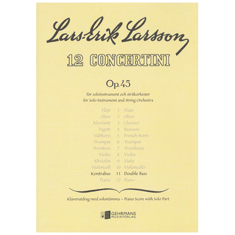 Larsson, L. E.: Concertino Op. 45/11 