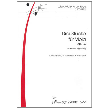 Le Beau, L. A.: 3 Stücke Op. 26 