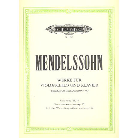Mendelssohn Bartholdy, F.: Werke 