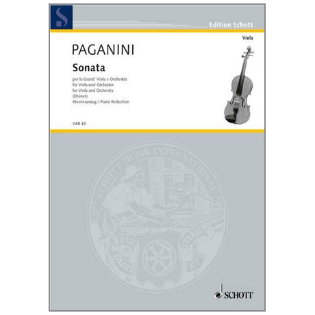 Paganini, N.: Sonata per la Grand'Viola e Orchestra 