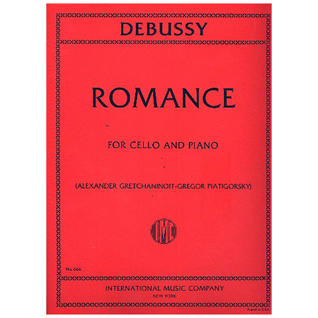 Debussy, C.: Romance (Piatigorsky) 