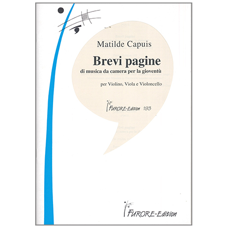 Capuis, M.: Brevi pagine di musica camera per la gioventù 