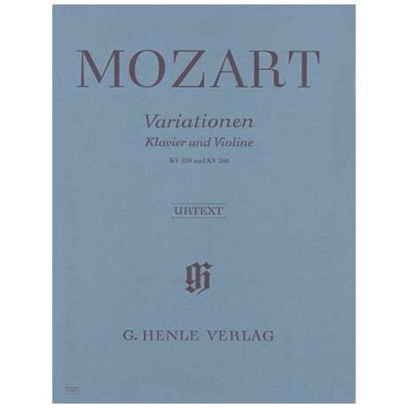Mozart, W. A.: Variationen für Klavier und Violine KV 359 & 360 