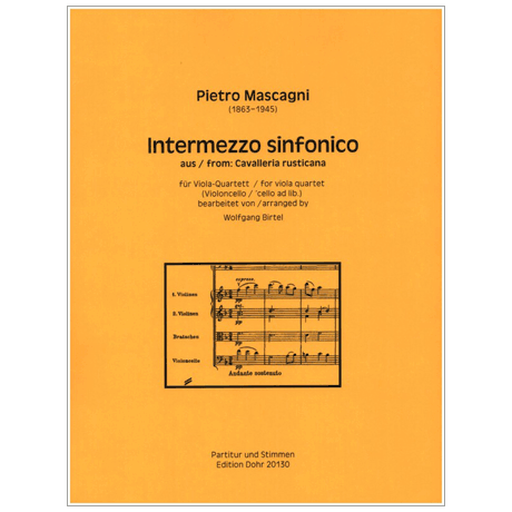 Mascagni, P.: Intermezzo sinfonico aus Cavalleria rusticana 