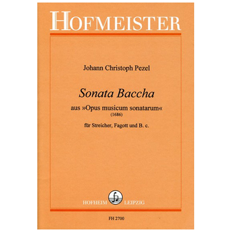 Pezel, J. Ch.: Sonata Baccha aus »Opus musicum sonatarum« 