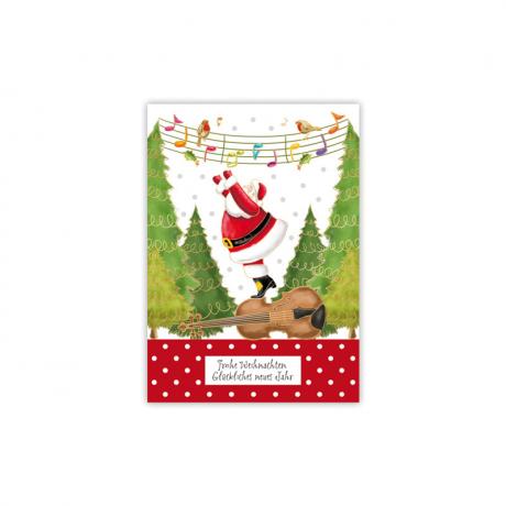 Postkarte Santa 