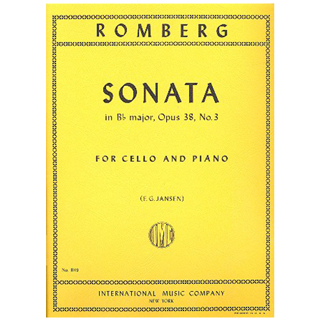 Romberg, B. H.: Sonate Op. 38/3 B-Dur 