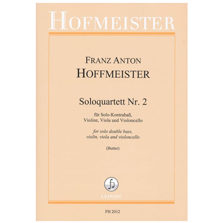 Hoffmeister, F. A.: Solo-Quartette Nr. 2 