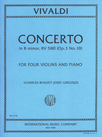Vivaldi, A.: Konzert in h-moll RV 580 / Concerto B minor 
