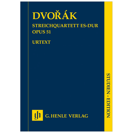 Dvorák, A.: Streichquartett Es-dur Op. 51 – Partitur 