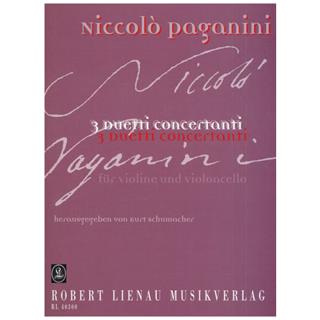 Paganini, N.: 3 Duetti concertanti 