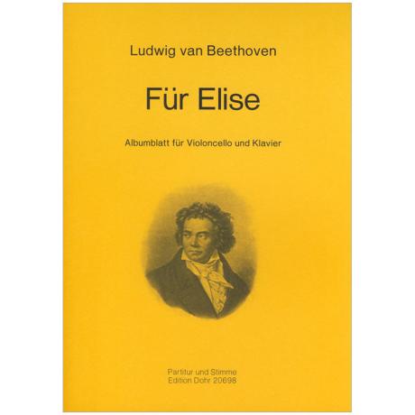 Beethoven, L. v.: Albumblatt »Für Elise« WoO 59 