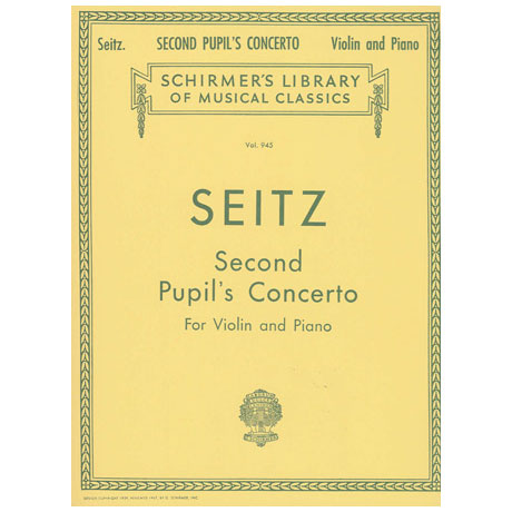 Seitz, F.: Schülerkonzert Nr. 2 Op. 13 G-Dur 