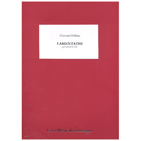 Sollima, G.: Lamentatio 