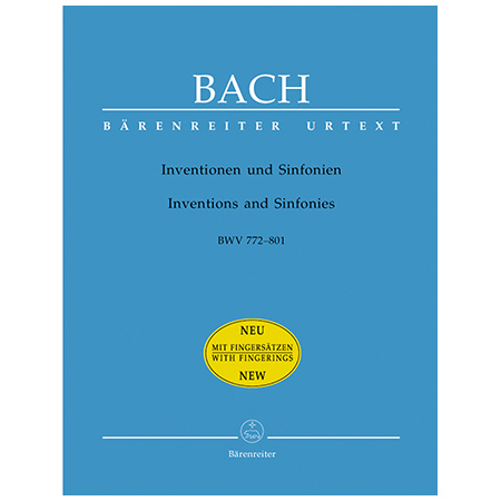 Bach, J. S.: Inventionen und Sinfonien BWV 772-801 