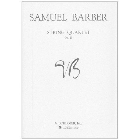 Barber, S.: Streichquartett Op. 11 
