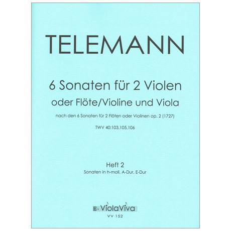 Telemann, G. Ph.: Sonaten Op. 2 Band 2 
