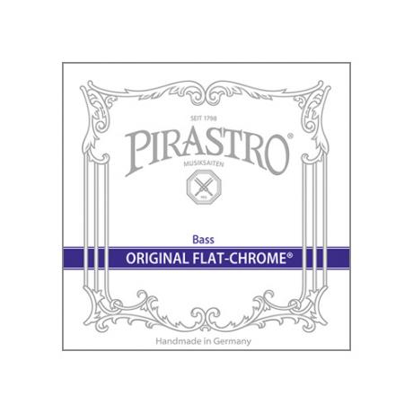 ORIGINAL FLAT-CHROME Basssaite E von Pirastro mittel