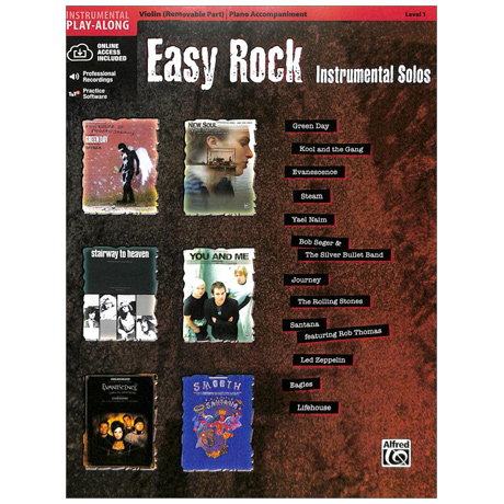 Easy Rock Instrumental Solos (+Online Audio) 
