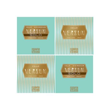 VERSUM/SOLO Cellosaiten SATZ von Thomastik-Infeld 4/4 | mittel