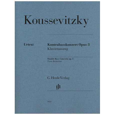 Koussevitzky, S.: Kontrabasskonzert Op. 3 