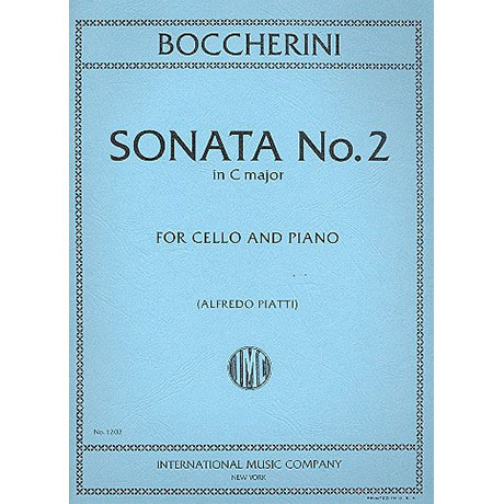Boccherini, L.: Violoncellosonate Nr. 2 C-Dur 