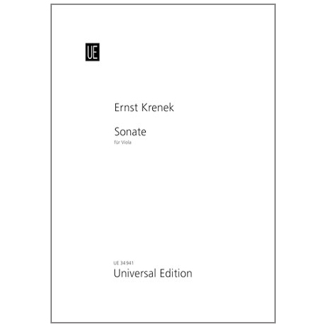 Krenek, E.: Violasonate Op.92/3 