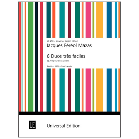 Mazas, J. F.: 6 Duos très faciles Op. 60 