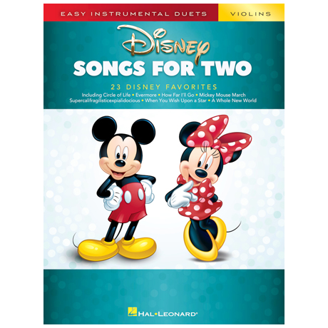 Disney Songs for Two Violins 