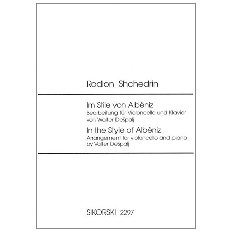Schtschedrin, R.: Im Stile von Albeniz 