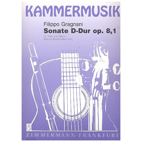 Gragnani, F.: Sonate D-Dur Op. 8,1 