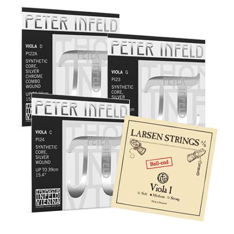 LARSEN A + PETER INFELD Violasaiten D-G-C von Thomastik-Infeld 4/4 | mittel