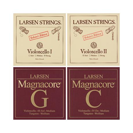 MAGNACORE Cellosaiten SATZ von Larsen 4/4 | mittel