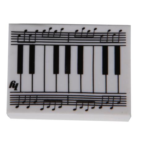 Radierer Piano & Notes