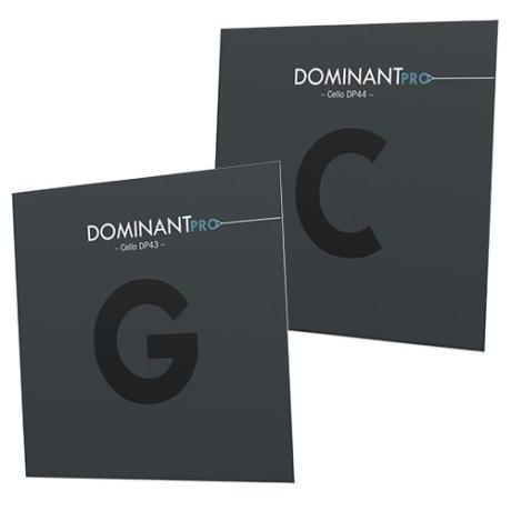 DOMINANT PRO Cellosaiten Twin Set G+C von Thomastik-Infeld 4/4 | mittel