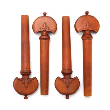 BERDANI Vieuxtemps Violinwirbel SET 8,7 mm | eng. Buchsbaum