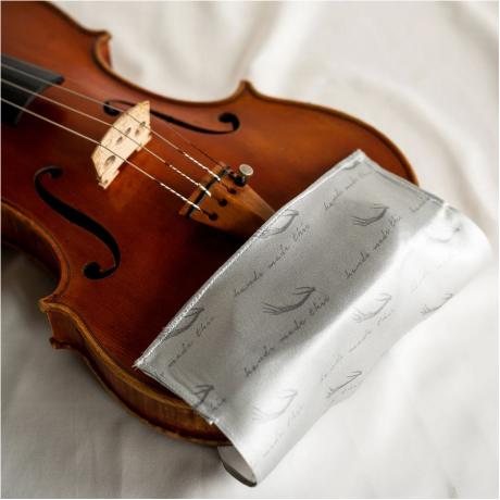 LEATHERWOOD Kinnhalterbezug aus Seide schwarz