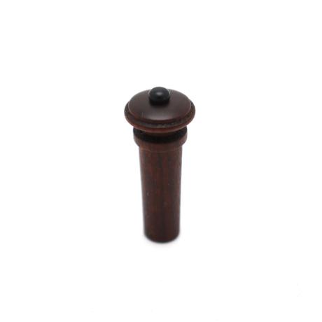 BERDANI Violin Endknopf mit Absatz 8,5 mm | Dark Boxwood