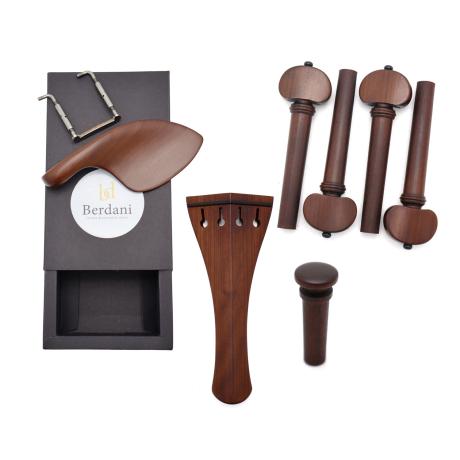 BERDANI Englische Garnitur für Violine Dark Boxwood