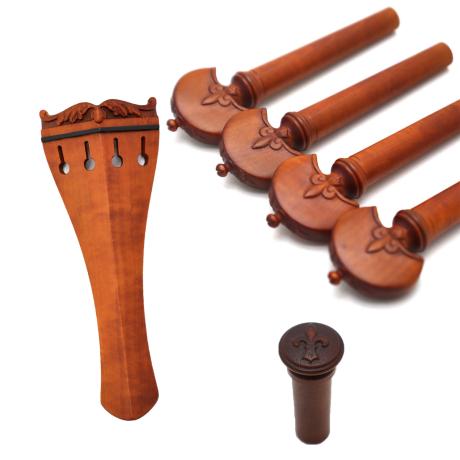 BERDANI Vieuxtems Garnitur für Violine eng. Buchsbaum