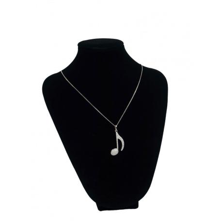 Halskette Achtelnote silber