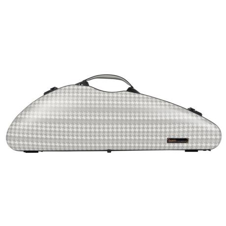 CABOURG HIGHTECH Slim Violin Case von Bam - LIMITED EDITION 4/4 | grau/schwarz