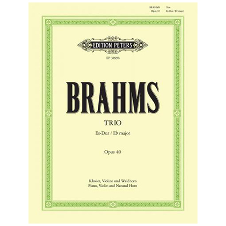Brahms, J.: Klaviertrio Nr. 2 Op. 40 Es-Dur 