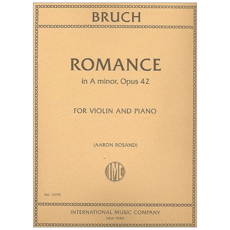 Bruch, M.: Romanze in a-Moll Op. 42 