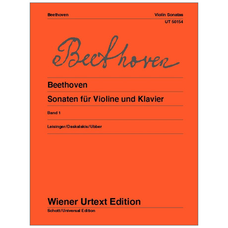 Beethoven, L. v.: Sonaten für Violine und Klavier Band 1 